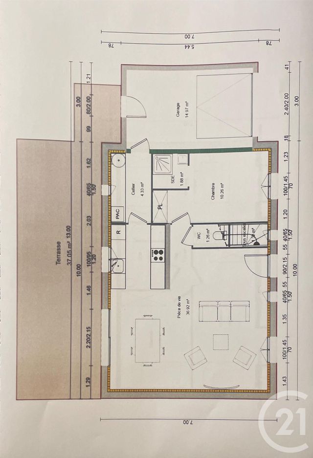 terrain à vendre - 400.0 m2 - DOURDAN - 91 - ILE-DE-FRANCE - Century 21 Ld Immobilier