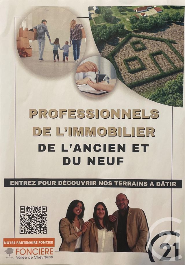 terrain à vendre - 400.0 m2 - DOURDAN - 91 - ILE-DE-FRANCE - Century 21 Ld Immobilier